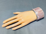 The Best Pink Pearl Native American Navajo Inlay Sterling Silver Bracelet-Nativo Arts