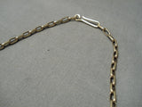 Important 14k Gold Vintage Native American Navajo Don Juan Apache Turquoise Necklace Old-Nativo Arts
