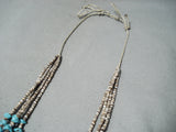 Beautiful Vintage Navajo Turquoise Necklace Native American Old-Nativo Arts
