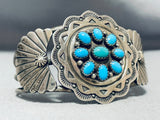 Incredible Vintage Native American Navajo Blue And Green Turquoise Sterling Silver Bracelet-Nativo Arts