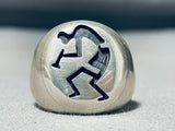 Important Vintage Native American Hopi Sterling Silver Ring-Nativo Arts