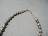 Expressive Vintage Native American Navajo Sterling Silver Necklace Old-Nativo Arts