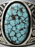 The Best Native American Navajo Dan Jackson Turquoise Sterling Silver Bracelet-Nativo Arts