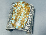 Tallest Crazy #8 Turquoise Native American Sterling Silver Bracelet-Nativo Arts