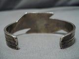 Raymond Delgarito Vintage Native American Navajo Royston Turquoise Sterling Silver Bracelet-Nativo Arts