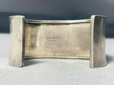 Doug Etsitty Handmade Pueblo Vintage Native American Navajo Sterling Silver Bracelet-Nativo Arts