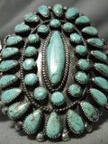 Museum Vintage Native American Navajo Carico Lake Turquoise Sterling Silver Bracelet-Nativo Arts