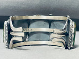 Best Vintage Native American Navajo Orvil Jack Mine Turquoise Sterling Silver Bracelet-Nativo Arts