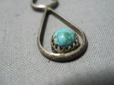 Wonderful Vintage Native American Navajo Royston Turquoise Sterling Silver Necklace Old-Nativo Arts