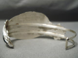 Inlay Master Vintage Zuni Native American Turquoise Sterling Silver Bracelet-Nativo Arts