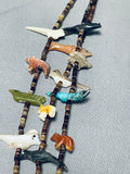 Drop Dead Gorgeous Vintage Native American Zuni Turquoise Sterling Silver Necklace-Nativo Arts