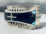 Native American Very Important Francisco Gomez Turquoise Sterling Silver Bracelet-Nativo Arts