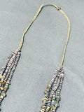 Native American Gorgeous Vintage Santo Domingo Royston Old Kingman Turquoise Necklace-Nativo Arts