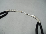 Native American Intricate Detailed!! Santo Domingo Turquoise Coral Jet Necklace-Nativo Arts