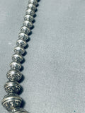 Very Rare Geometric Native American Navajo Sterling Silver Necklace-Nativo Arts