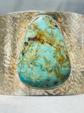 Enormous Navajo Royston Turquoise Sterling Silver Bracelet-Nativo Arts