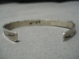 Exquisite Vintage Zuni Native American Turquoise Sterling Silver Bracelet-Nativo Arts