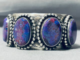 One Of The Best Ever Native American Sugulite Sterling Silver Bracelet-Nativo Arts