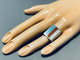 Astounding Vintage Native American Navajo Turquoise Sterling Silver Ring-Nativo Arts