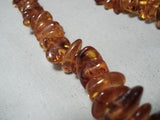 Astonishing Navajo Amber Necklace Native American-Nativo Arts