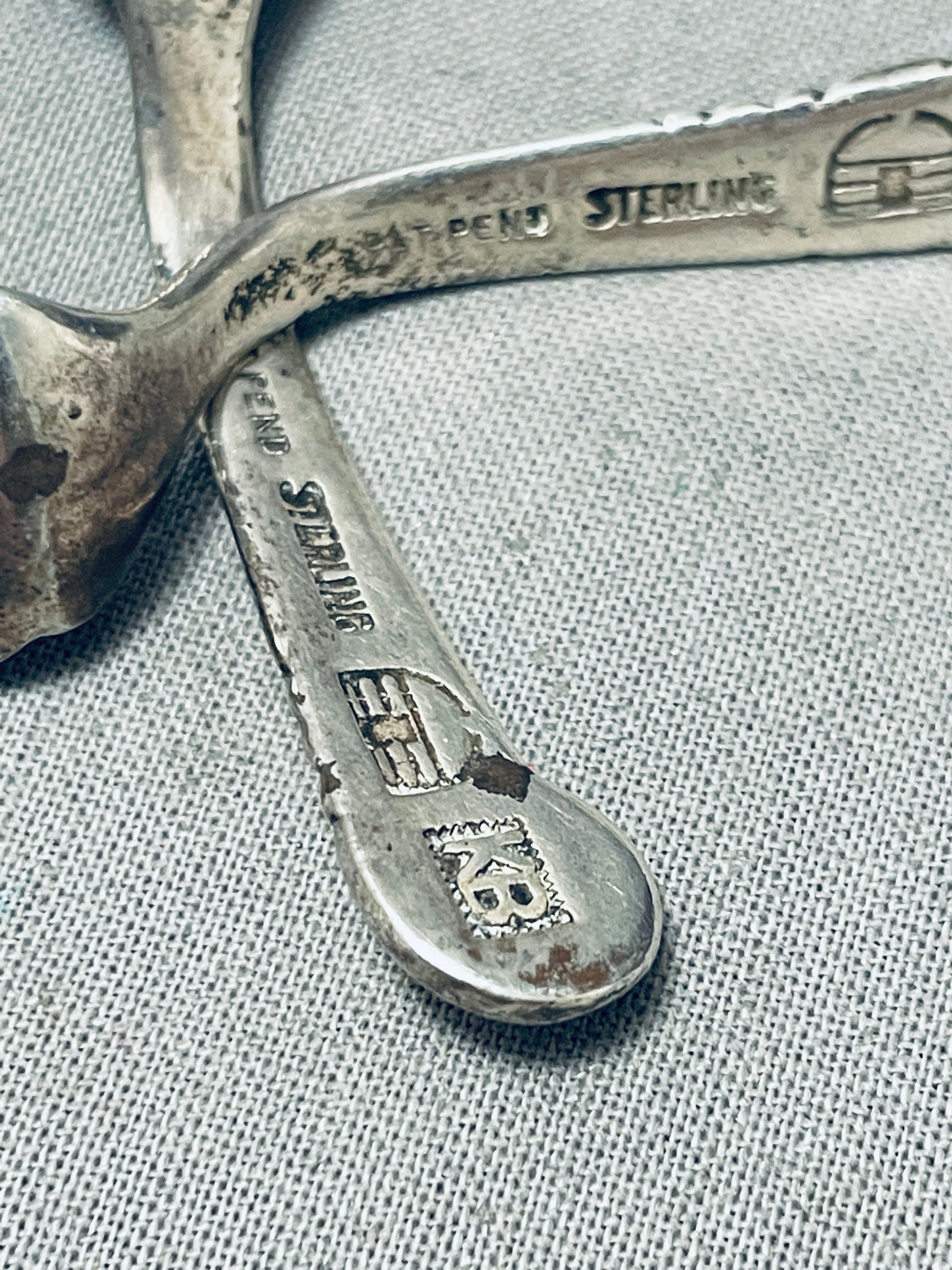Important Vintage Native American Navajo Kenneth Begay Sterling