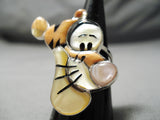 Detailed Intricate! Native American Tigger Sterling Silver Ring-Nativo Arts