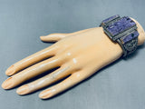 The Best Vintage Native American Navajo Charoite Sterlig Silver Bracelet-Nativo Arts
