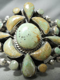 One Of The Best Ever Vintage Native American Navajo Royston Turquoise Sterling Silver Bracelet-Nativo Arts