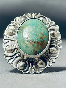 Outstanding San Felipe Royston Turquoise Sterling Silver Ring-Nativo Arts