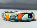 Important Yellowhorse Vintage Native American Navajo Turquoise Sterling Silver Bracelet-Nativo Arts