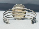 One Of The Most Unique Vintage Native American Navajo Jasper Sterling Silver Bracelet-Nativo Arts
