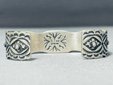 Very Important!! Tso Family Orvil Jack Turquoise Sterling Silver Bracelet-Nativo Arts
