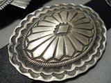 Detailed!! Native American Navajo Royston Turquoise Sterling Silver Concho Belt-Nativo Arts