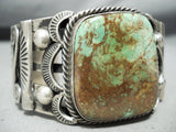 Jeff James Vintage Native American Navajo Royston Turquoise Sterling Silver Bracelet-Nativo Arts