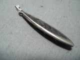 Impressive Vintage Native American Navajo Kingman Turquoise Sterling Silver Pendant-Nativo Arts