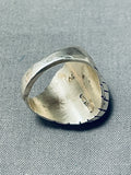 Fantastic Native American Navajo Tigers Eye Sterling Silver Ring-Nativo Arts