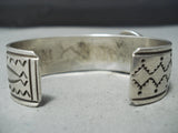 Important Pete Nelson Vintage Native American Navajo Turquoise Sterling Silver 14k Gold Bracelet-Nativo Arts