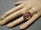 Exquisite Vintage Zuni Native American Amy Quandelacy Sterling Silver Ring-Nativo Arts