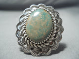 Exquisite San Felipe Royston Turquoise Sterling Silver Ring-Nativo Arts