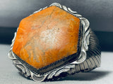 Best Vintage Native American Navajo Spiny Oyster Sterling Silver Bracelet-Nativo Arts