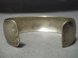 Wonderful Vintage Native American Navajo Sterling Silver Bracelet Old-Nativo Arts
