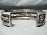 Important Vintage Native American Navajo 7 Sleeping Beauty Turquoise Sterling Silver Bracelet-Nativo Arts