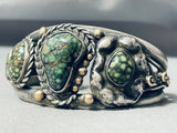 The Best Vintage Native American Navajo Damale Turquoise Sterling Silver Bracelet-Nativo Arts