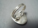 Turquoise Tree Vintage Zuni Sterling Silver Native American Ring-Nativo Arts