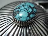 Important Vintage Native American Navajo Tommy Jackson Turquoise Sterling Silver Concho Belt-Nativo Arts