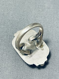 One Of The Best Native American Navajo Purple Spiny Oyster Sterling Silver Ring-Nativo Arts
