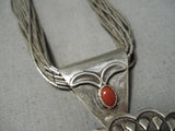 Unforgettable Vintage Native American Navajo Royston Turquoise Sterling Silver Necklace-Nativo Arts