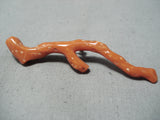 Outstanding Navajo Branch Coral Sterling Silver Pin Native American-Nativo Arts