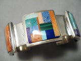 Important Vintage Native American Navajo Yellowhorse Turquoise Sterling Silver Bracelet-Nativo Arts