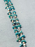 Native American Cute Vintage Santo Domingo Old Kingman Turquoise Heishi Necklace-Nativo Arts